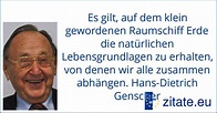 Hans-Dietrich Genscher | zitate.eu