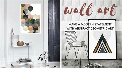 50 Wall Art Ideas Make A Modern Statement With Abstract Geometric Art