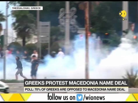 Greece Macedonia Name Deal Fallout Protests Erupt As Greece S Ruling Party Explains Name Deal
