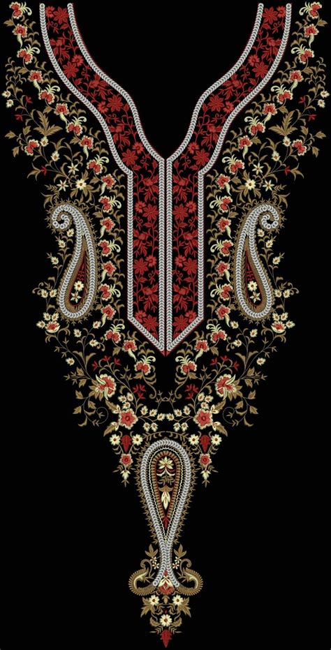 Embdesigntube Heavy Neck Embroidery Designs Collection By Kalyar Jani