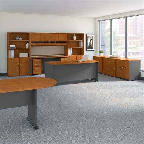 Bush Business Furniture Series C Executive Office Suite with Storage