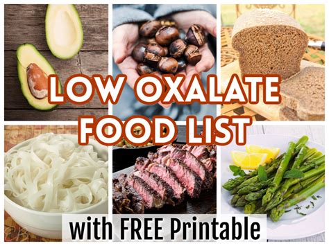 Low Oxalate Food List With FREE Printable PDF Eat Beautiful