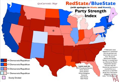 Political Party Map Of Usa Kaleb Watson