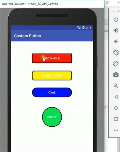 Custom Buttons In Android Using Android Studio Images Gambaran