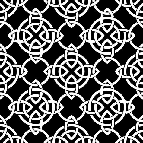 Celtic Knot Inspired Seamless Pattern Background 12020320 Vector Art At