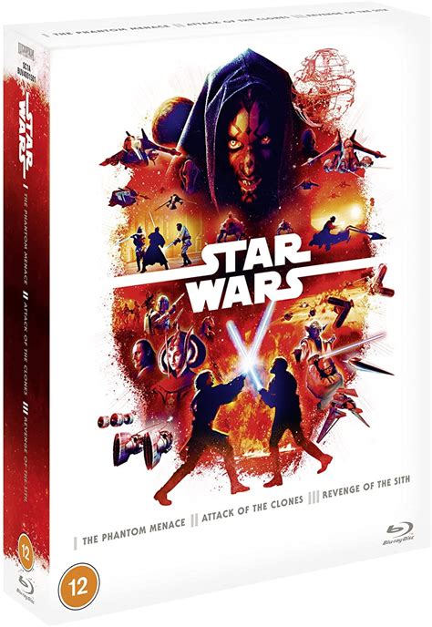 Star Wars Prequel Trilogy Box Set Blu Ray Episodes 1 3 Region Free