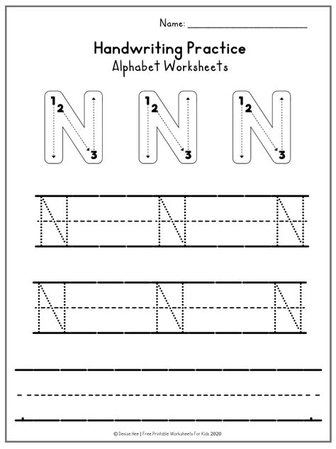 Handwriting and creative writing printable materials to learn and practice writing for preschool. Alphabet Handwriting Practice Worksheets | Free Printable ...