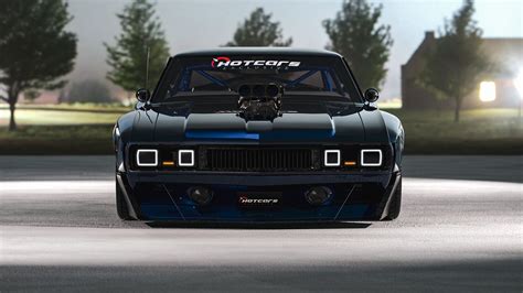 This Blown And Lowered Oldsmobile Cutlass Supreme Restomod Render