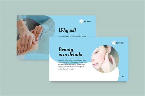 Spa Salon Powerpoint Presentation Template On Behance