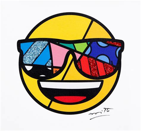 You Are Very Cool Emoji By Britto Edition Size 1000 Artwork