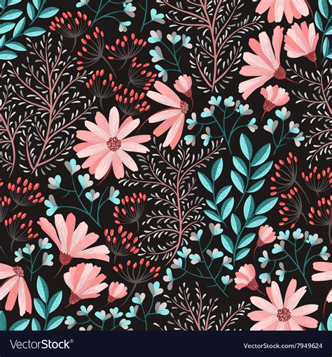 Spring Floral Pattern Royalty Free Vector Image