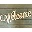 Welcome Wood Sign Letters  Craftcutscom