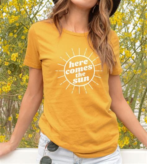 Here Comes The Sun Shirt 70s Music Shirt 70s Retro T Shirts Etsy In