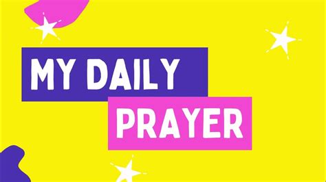 My Daily Prayer Songs For Kids Rhyme Learning Session Youtube