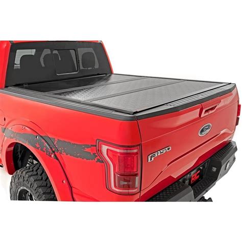 Rough Country Ford Low Profile Hard Tri Fold Tonneau Cover 15 20 F150 5