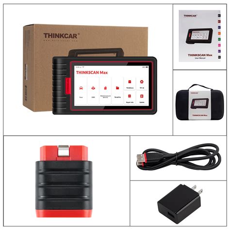 thinkcar thinkscan max auto obd2 diagnostic tools full system ecu coding bidirectional control