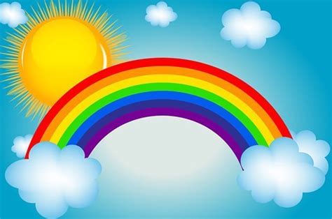 Colores del arco iris Cuáles son Cuántos son