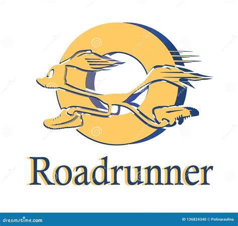 Roadrunner Logo In Red Circle Bird Logo Stock Image Cartoondealer
