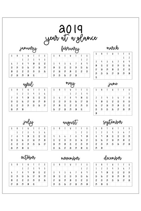 Free Printable Calendar At A Glance Month Calendar Printable