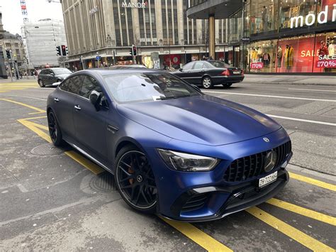 Amg Gt Coupé In Matte Blue Rspotted