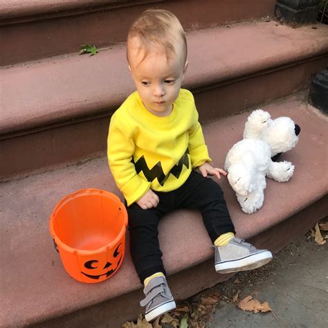 No Sew Diy Charlie Brown Kid Kids Costume