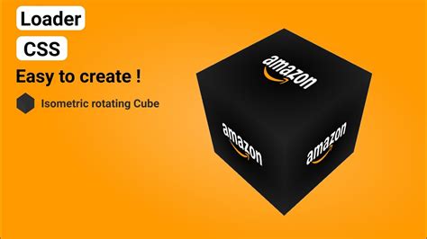 3d Rotating Cube Using Only Html Css Cool Css Loader Animation