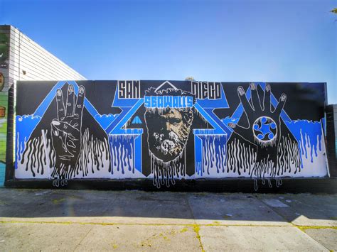 Pangeaseed Sea Walls Murals For Oceans San Diego 2016 Streetartnews
