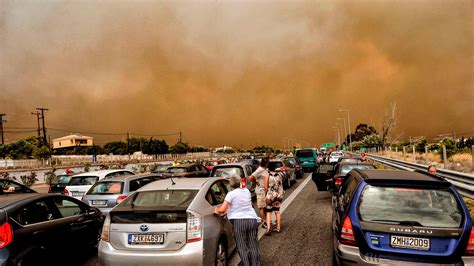 Greece Wildfires Rescuers Find 26 Bodies Near Mati Beach World News