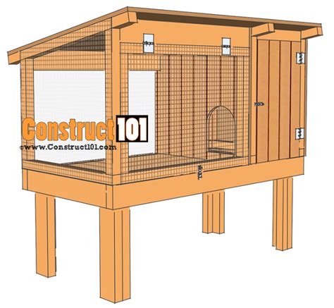 Plans To Build A Rabbit Hutch Image To U