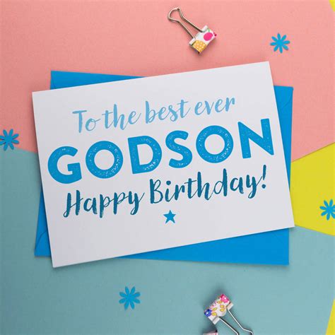 So, if you want get the wonderful images about fresh 44 goddaughter card birthday press save icon store the images in your pc. Best Godson Birthday Card By A Is For Alphabet | notonthehighstreet.com