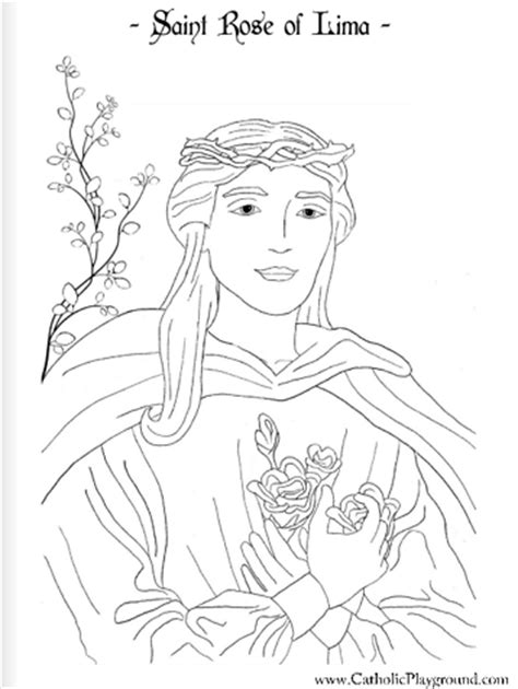 Color the pictures online or print them to color them with your paints or crayons. Saints Coloring Pages - Catholic Playground