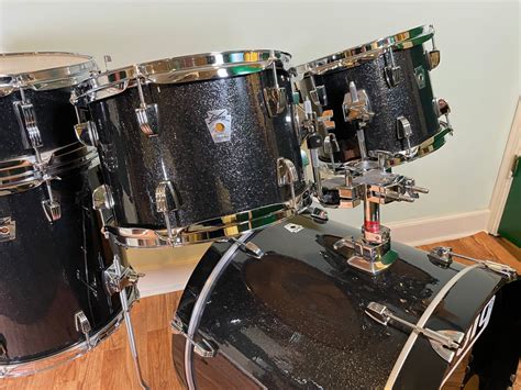 Ludwig Classic Birch Drum Set Black Sparkle 20 10 12 14 5x14 Drugans
