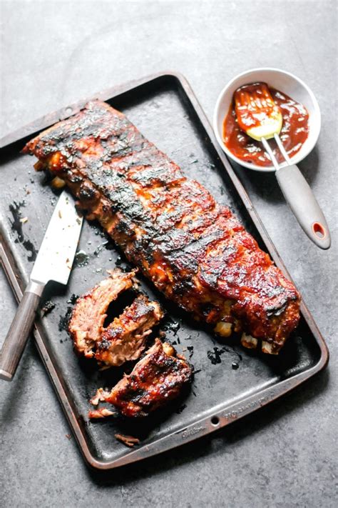 Cook ribs an additional 15 minutes to allow the sauce to set. Grilled BBQ Ribs on a Gas Grill | Sarcastic Cooking