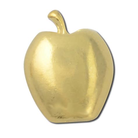 Golden Apple Pin Apple Pins For Teachers