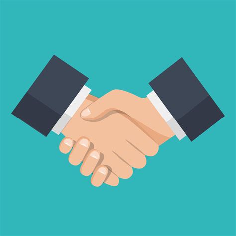 Handshake Of Business Partnershandshake Icon 625919 Vector Art At Vecteezy