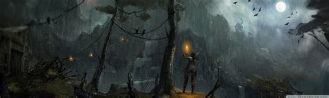 Tomb Raider 2013 Night Concept Art Ultra HD Desktop Background ...
