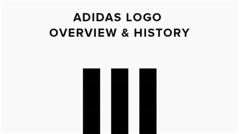 Adidas Logo Overview And History Turbologo Blog