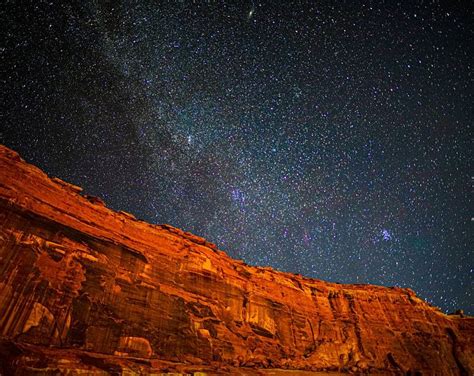 Milky Way Over The Utah Desert Night Skies Desert Utah Etsy Milky