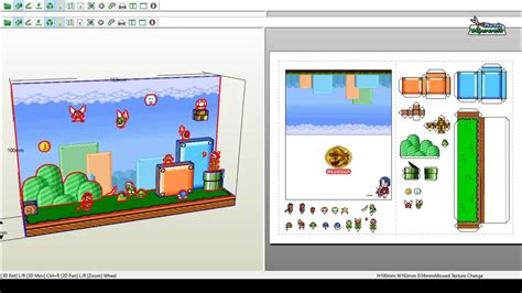 Diorama De Super Mario Bros 3 Papercraft Youtube