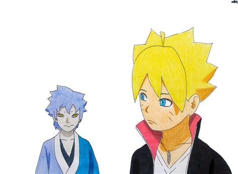 Boruto Uzumaki And Orochimarus Son Mitsuki From Boruto Naruto Next