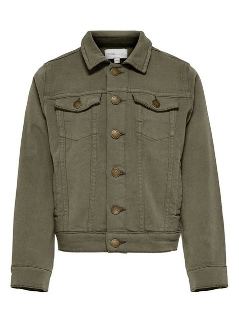 Buy Only Kids Khaki Denim Jacket 11 Years Coats And Jackets Argos