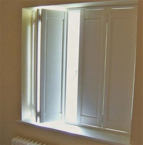 A window shutter is a solid and stable window covering usually consisting of a frame of vertical stiles and horizontal rails (top, centre and bottom). Interior Window Shutters, Raised Panel Interior Shutters ...