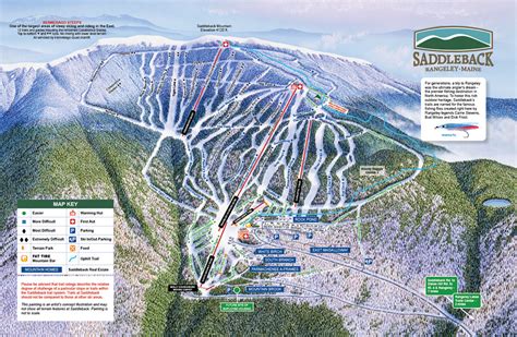 Map Of Maine Ski Resorts Map