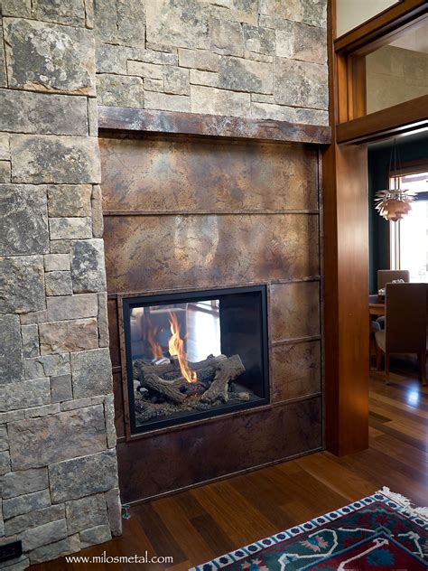 Remote requires aaa batteries, not included. Fireplace Volcanic Stainless | Milo's Art Metal