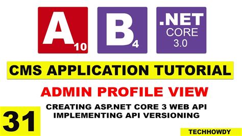 Creating ASP NET CORE 3 WEB API Implementing API Versioning For API