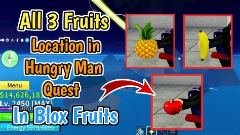 All 3 Fruits Apple Banana Pineapple Locations In Blox Fruits Hungry