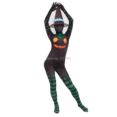 Jxy002full Body Lycra Spandex Zentai Suit Pattern Bodysuit Halloween Party Costume In Zentai