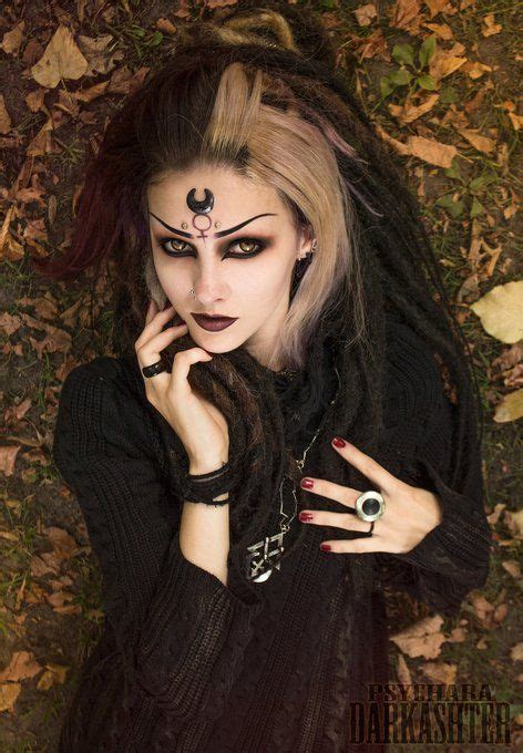 Goth Beauty Dark Beauty Dark Skirts Synthetic Dreads Gothic Makeup Steampunk Fantasias