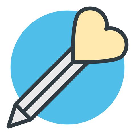 Heart Pencil Concepts 6698994 Vector Art At Vecteezy