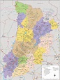Mapa de la provincia de lleida